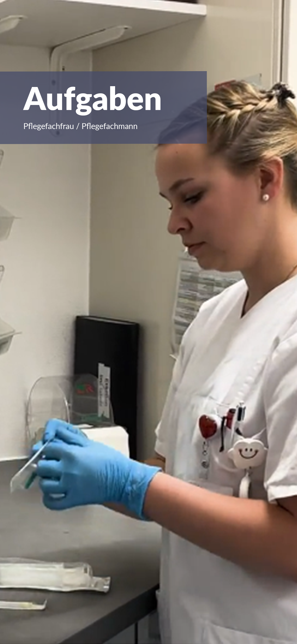 Aufgaben als Pflegefachfrau / Pflegefachmann