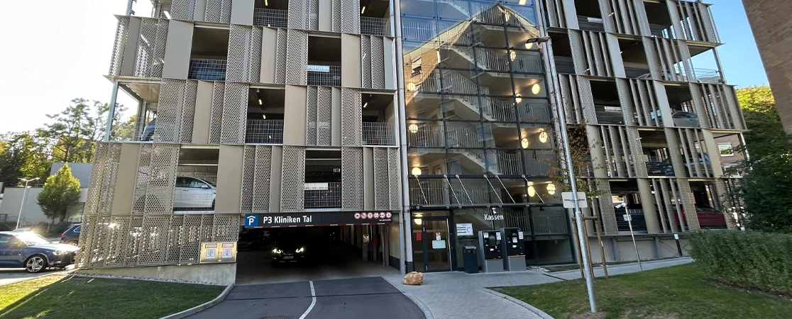 Parkhauseinfahrt