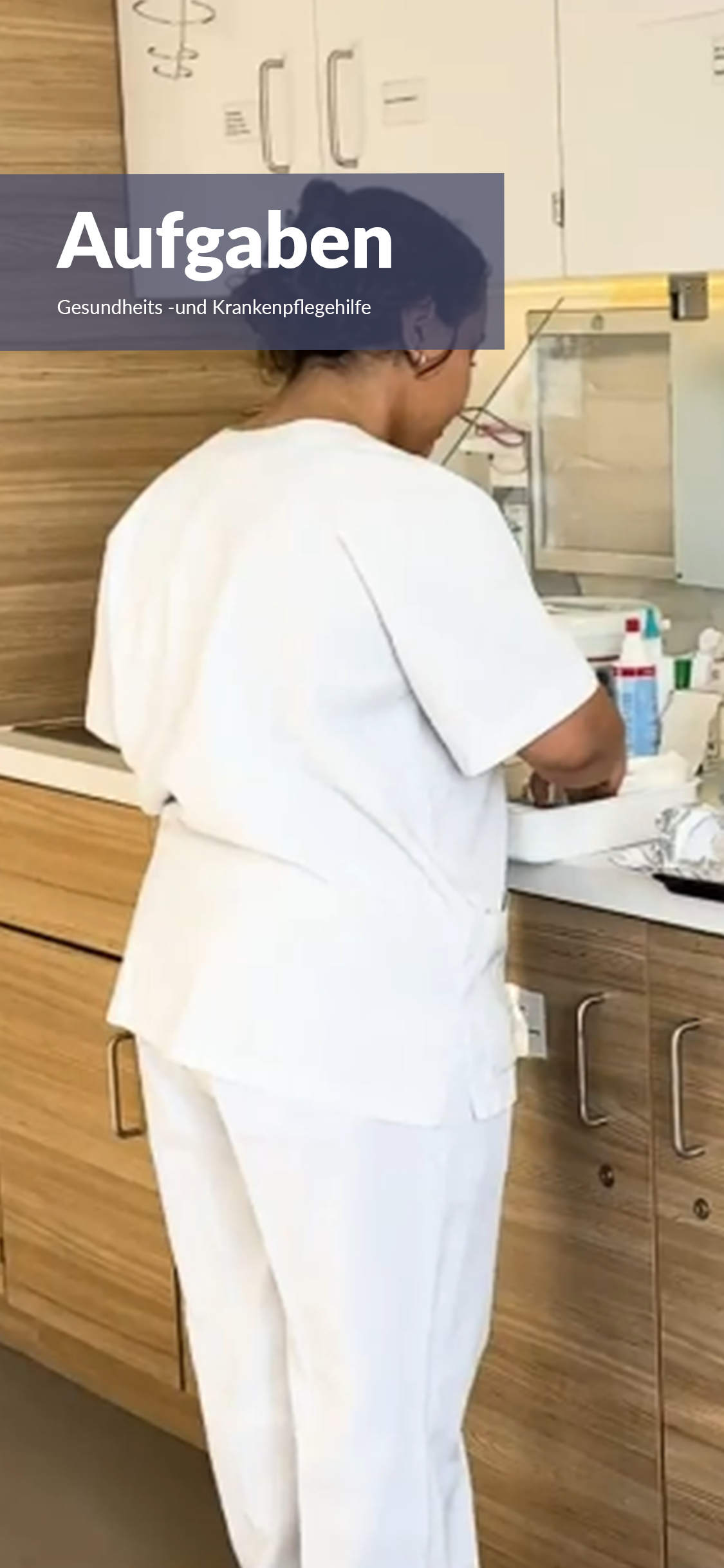 Aufgaben als Krankenpflegehilfe