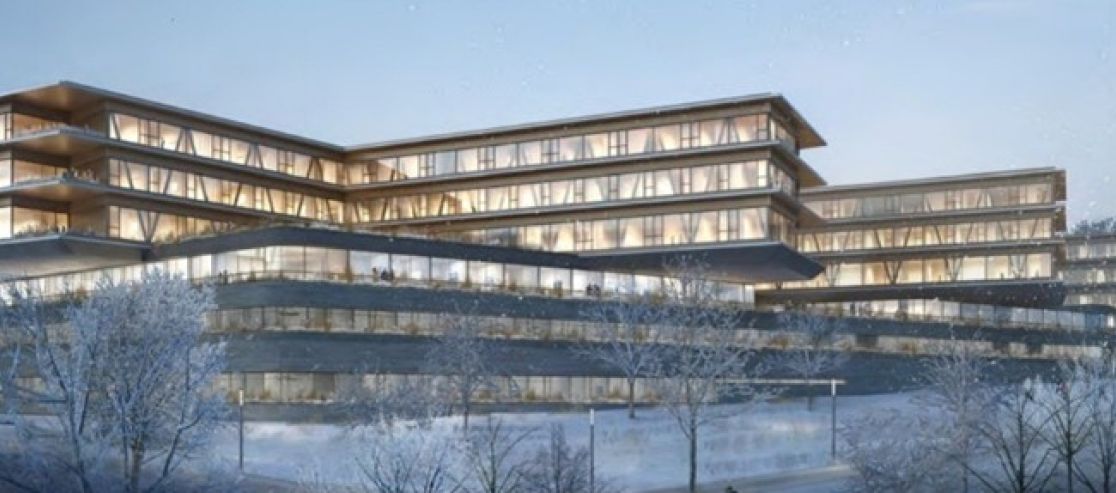 Bauskizze des Universitätsklinikums