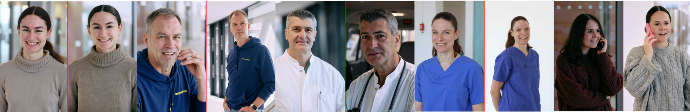 Gegenüberstellung der Protagonisten des Videos real: KI-erstellt