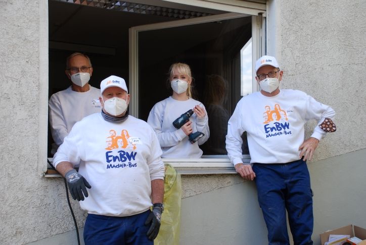 EnBW Team bei der Arbeit