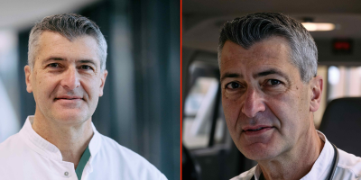 Porträt von Silvio Nadalin - KI vs real