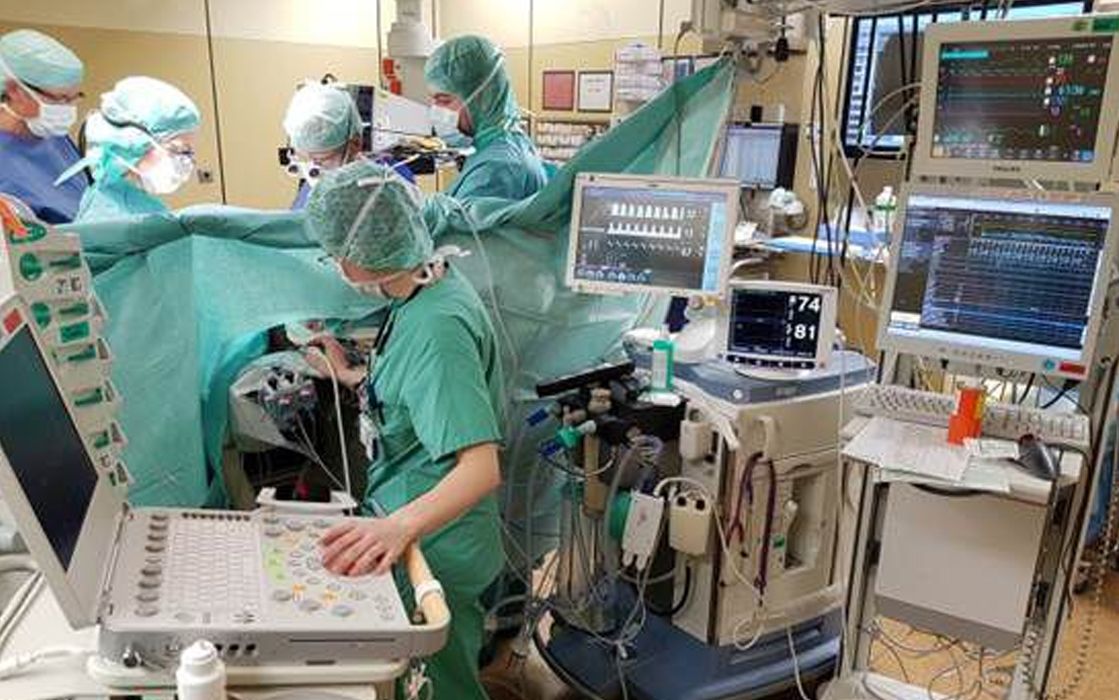 Kleinkind in der Narkose