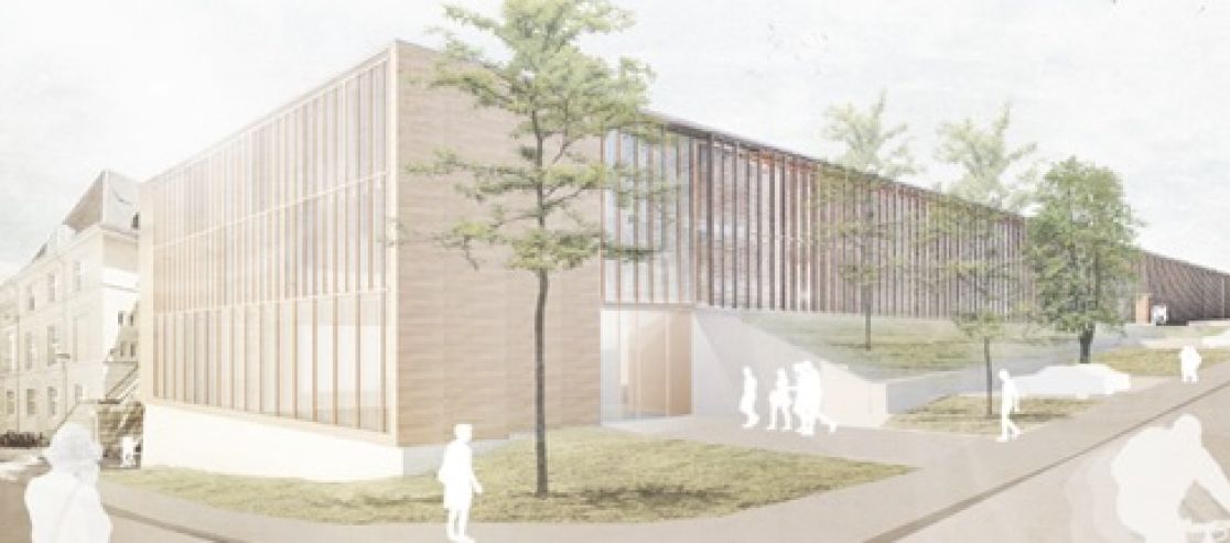 Bauskizze des Universitätsklinikums