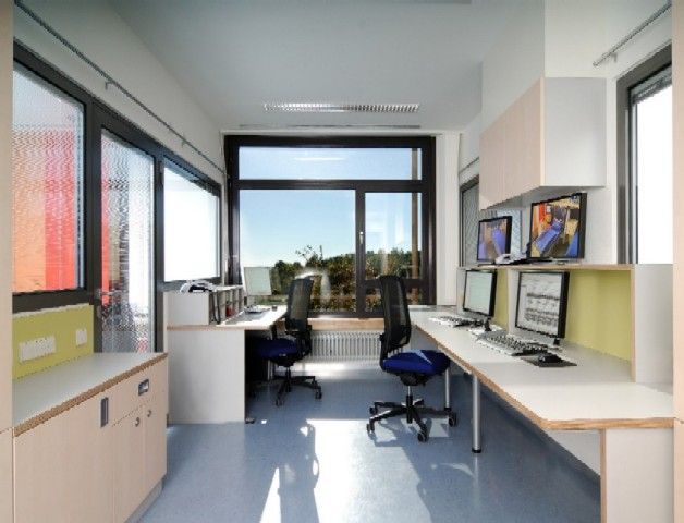 Blick in den Überwachungsraum