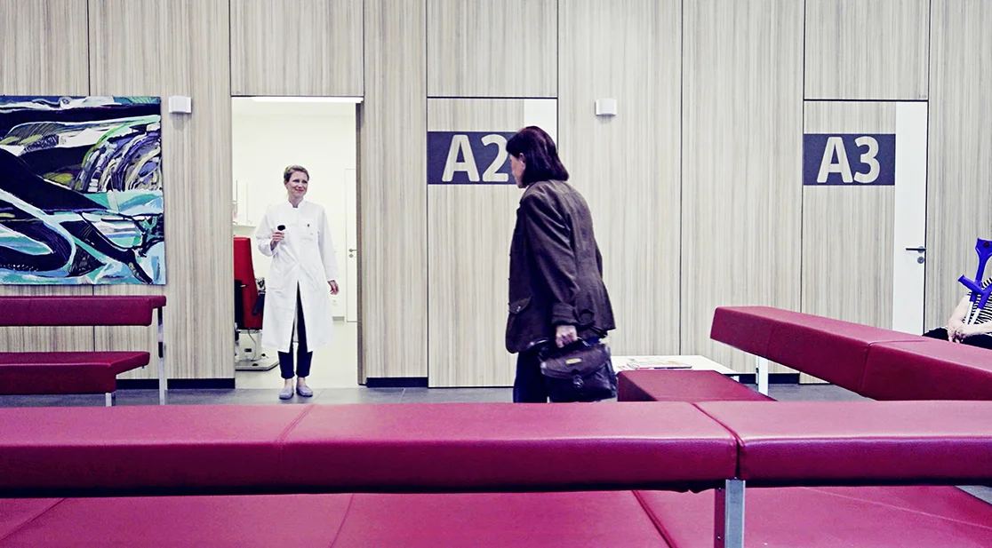Reception area