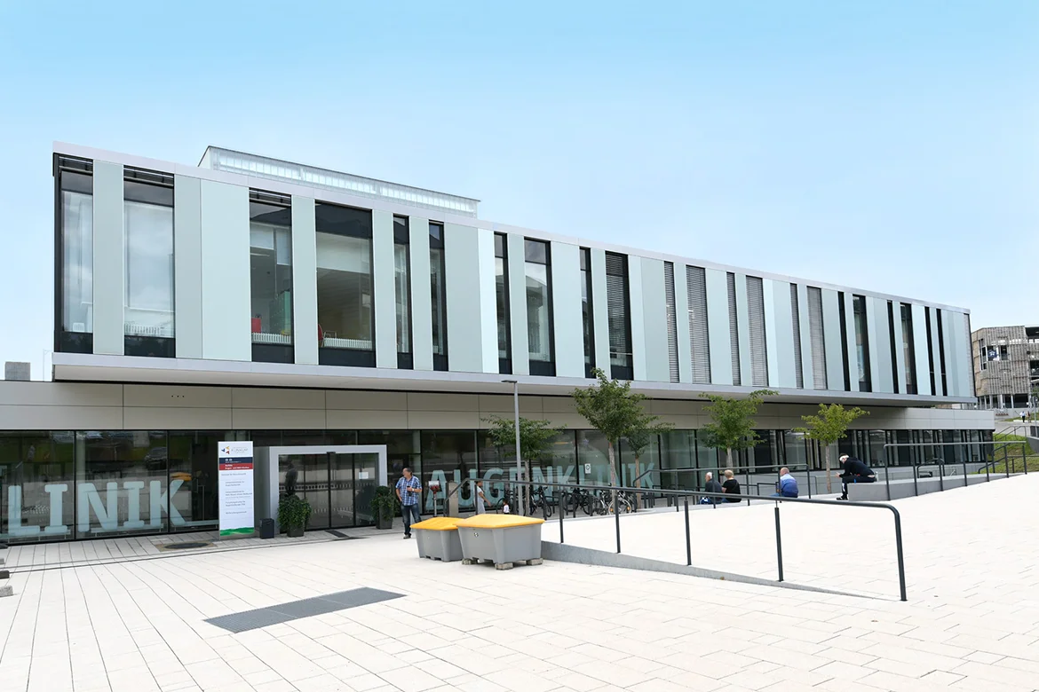 Main entrance of the eye clinic
