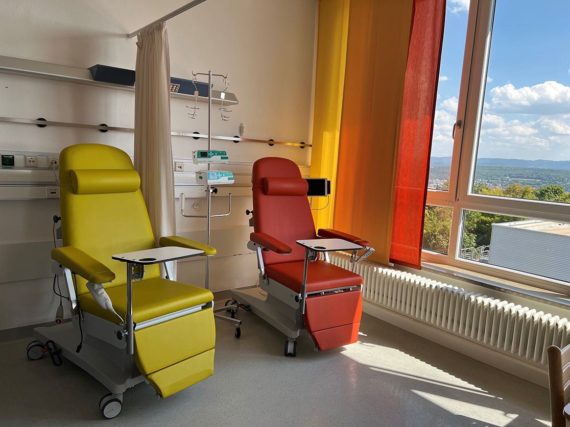 Professor am Patientenbett