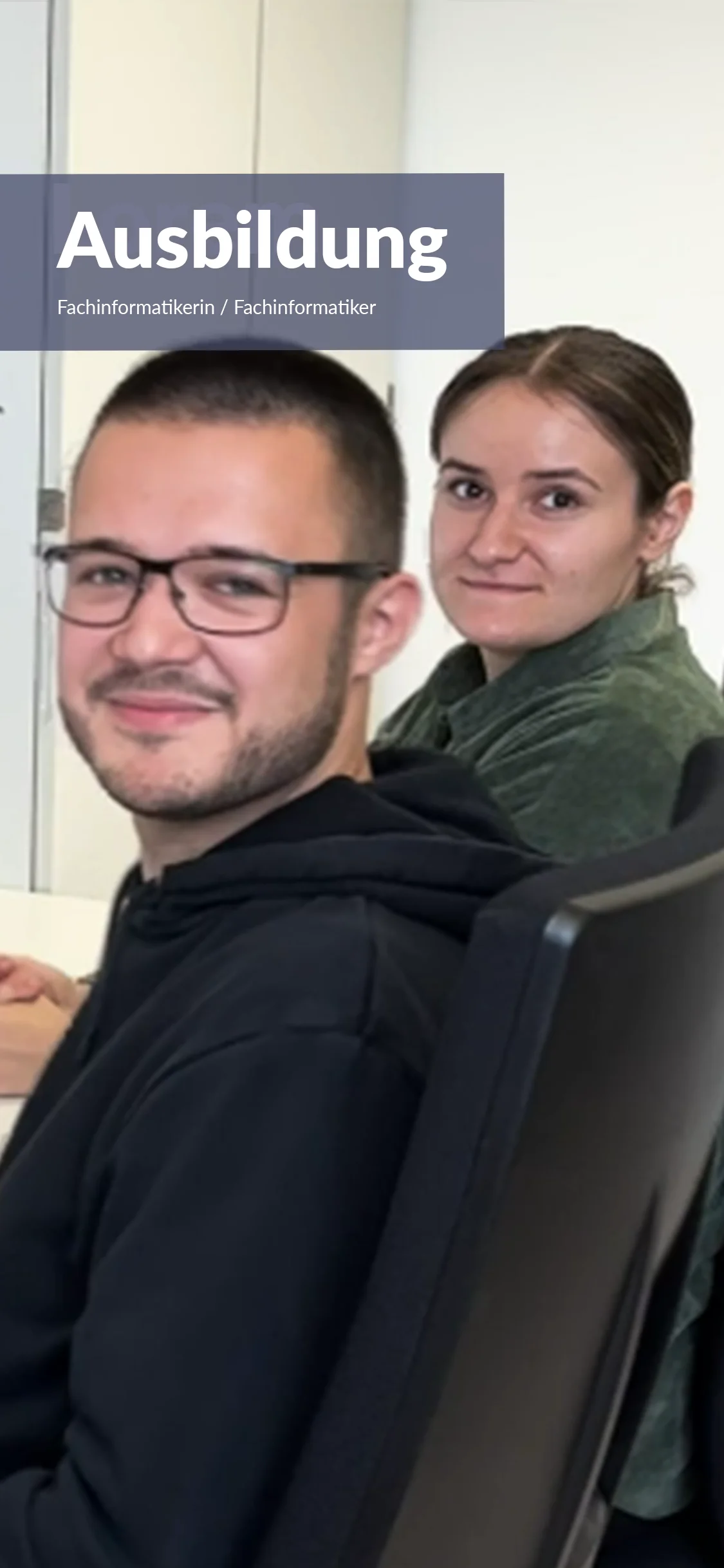Vorstellung Auszubildenden Fachinformatiker