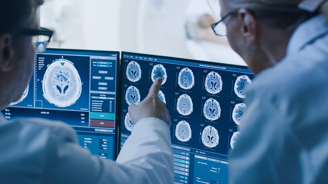Schmuckbild: Radiologen am Bildschirm