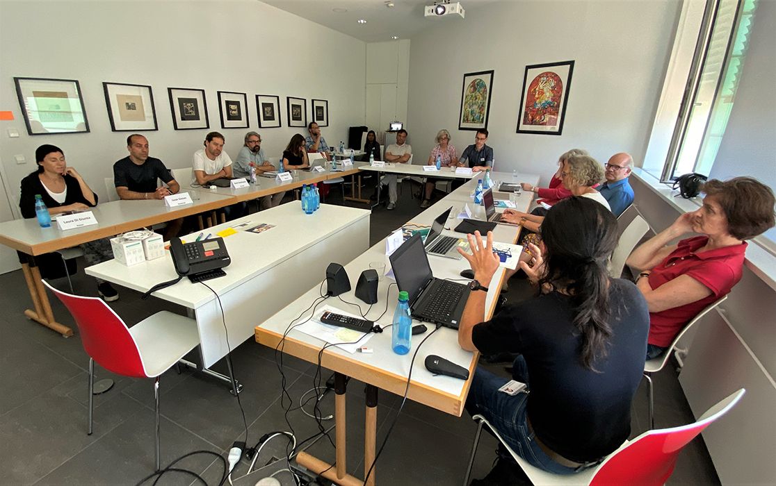 Gemeinsames Arbeiten im Workshop