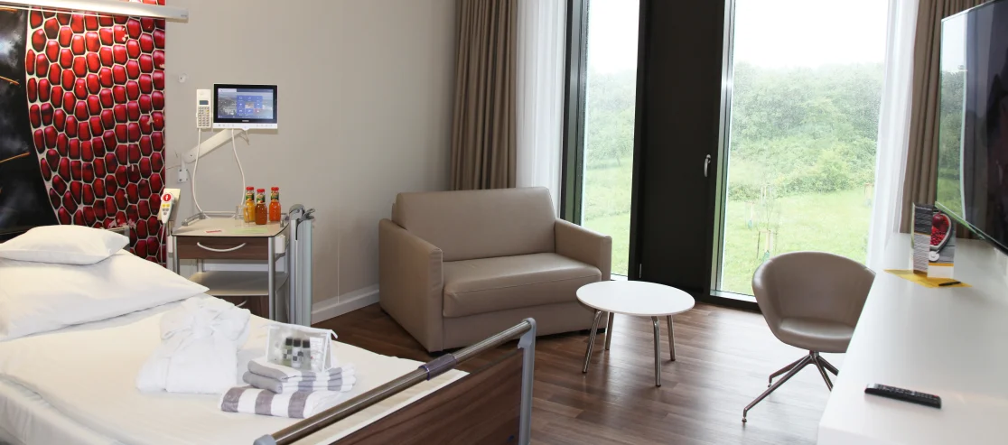 Comfort room in the eye clinic