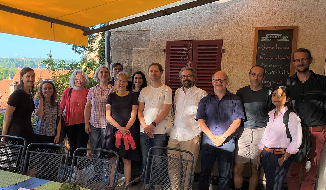 Gruppe im Restaurant