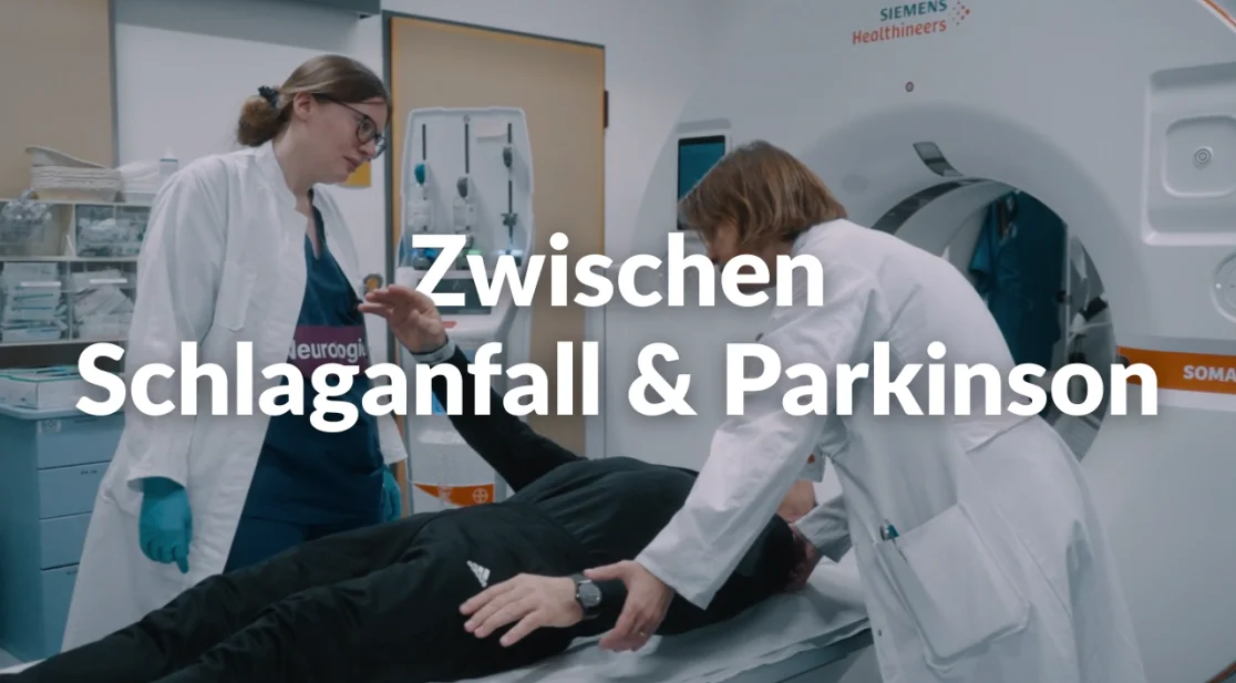 Thumbnail des YouTube-Videos "Zwischen Schlaganfall und Parkinson"