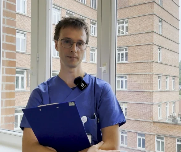Oberarzt Martin Heideking im Video