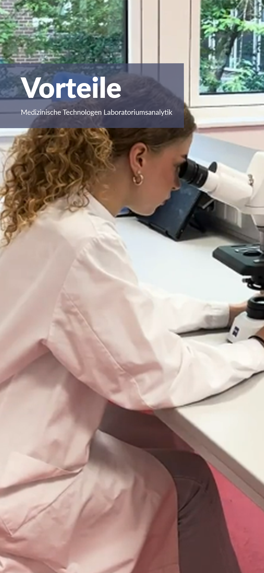 Vorteile während der Ausbildung