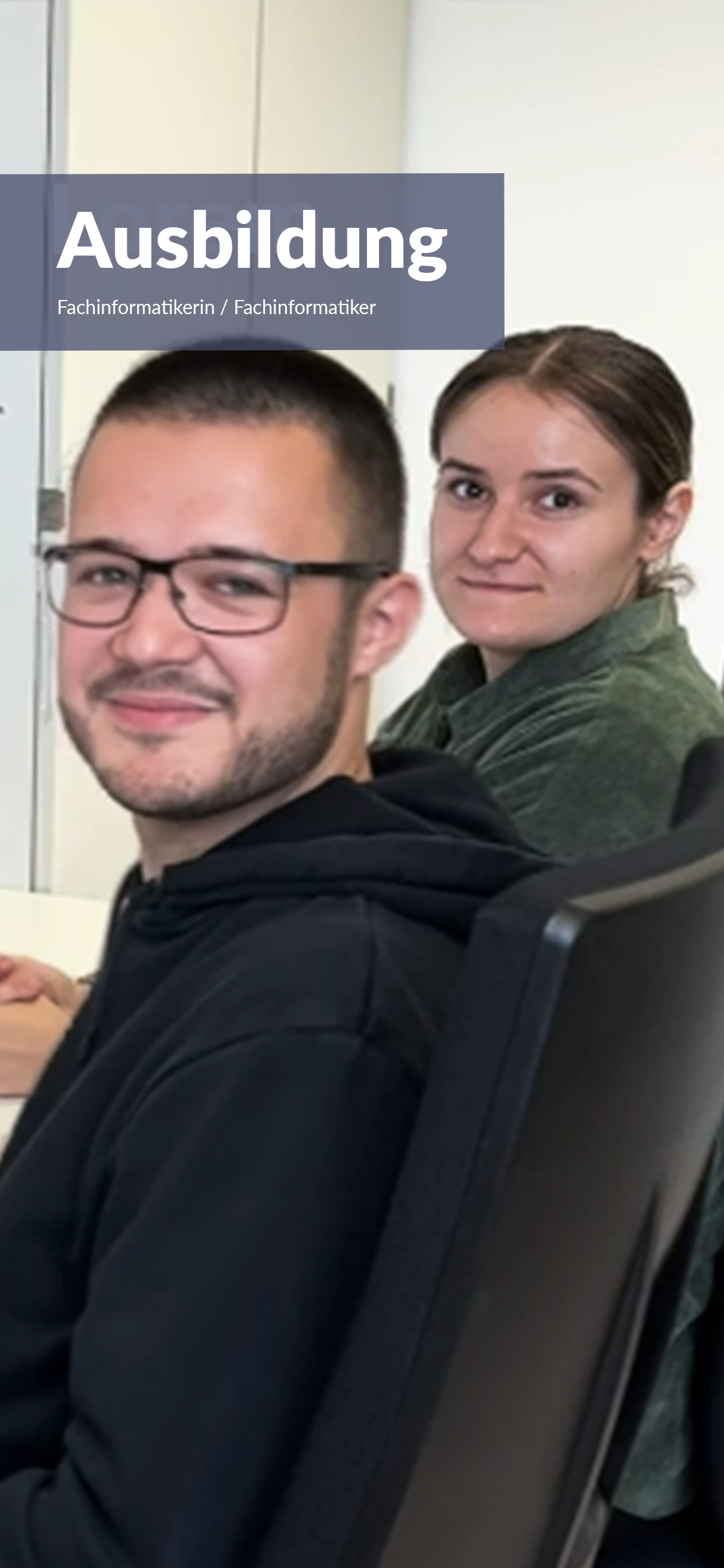 Vorstellung Auszubildenden Fachinformatiker