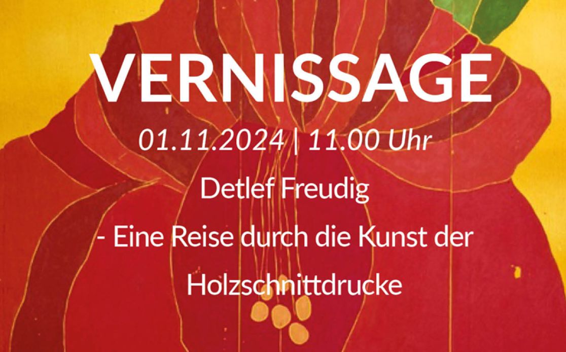 Detlef Freudig Holzschnittdrucke Vernissage