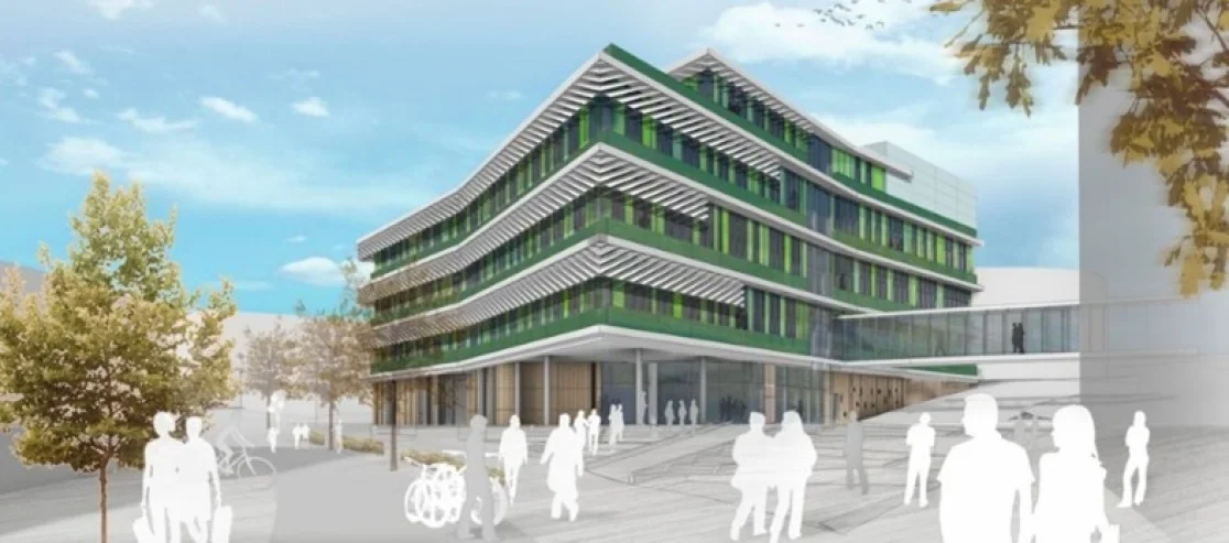 Visualisierung des Neubaus