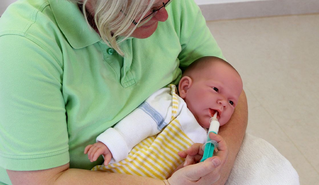 Behandlung eines Säuglings