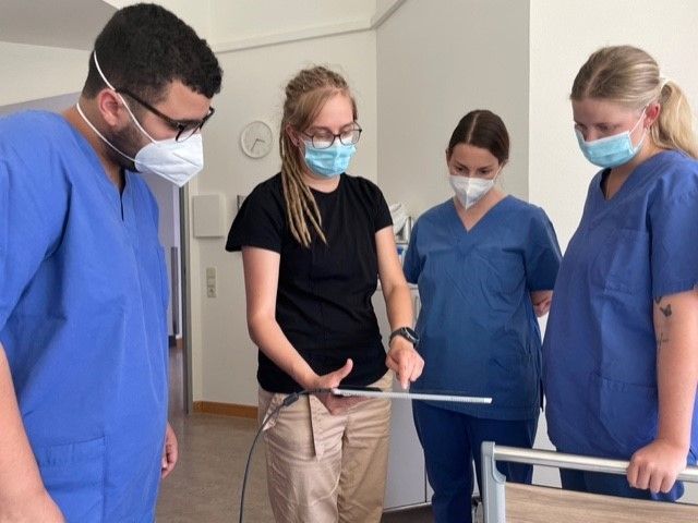 Technikaufbau sowie Einrichtung des Tablets