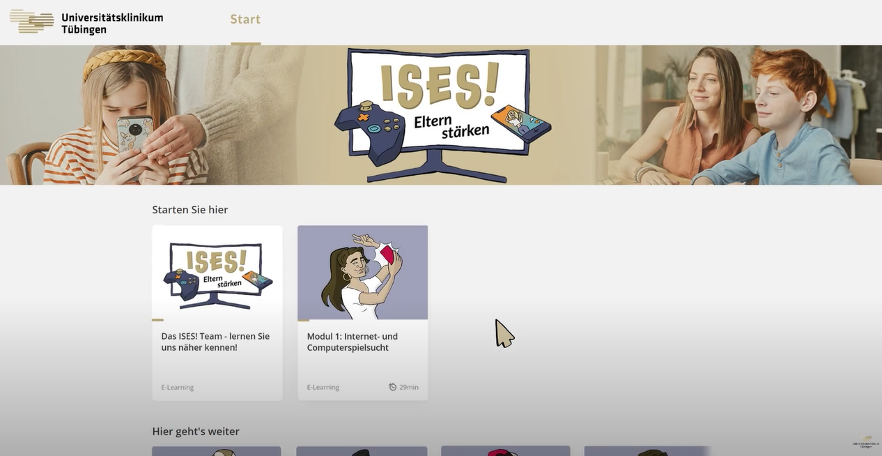 ISES Onlinetraining Elterntraining