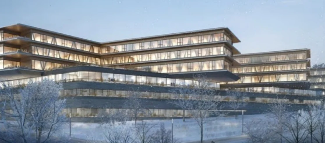 Bauskizze des Universitätsklinikums