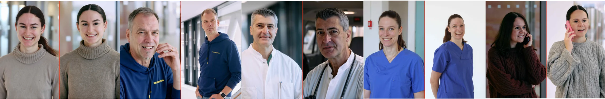 Gegenüberstellung der Protagonisten des Videos real: KI-erstellt