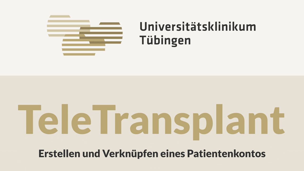 Startfolie: Erstellen und Verknüpfen eines Patientenkontos
