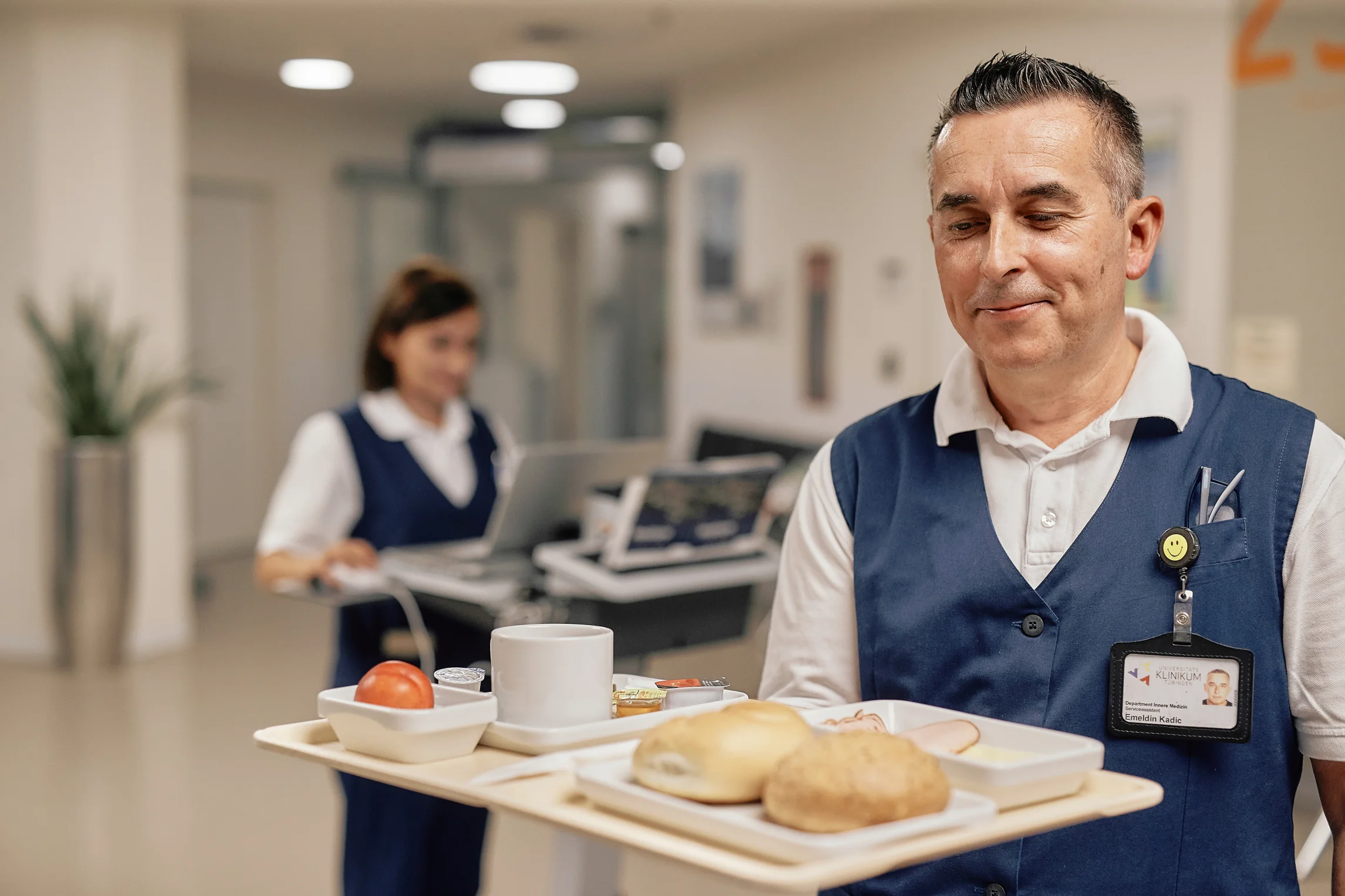 Service staff, relief care