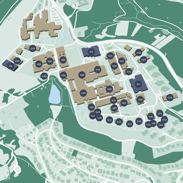 Lageplan Navi@UKT
