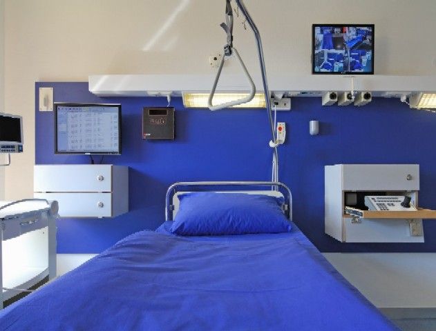 Blick in das Monitoringzimmer