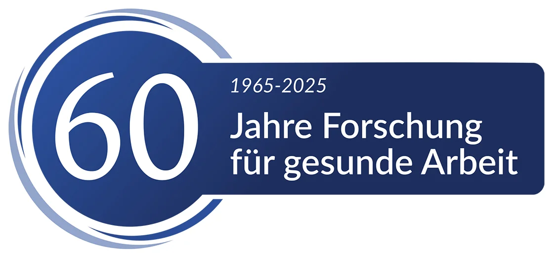 Key visual 60 Jahre Forschung für gesunde Arbeit