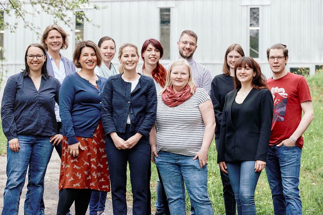 Gruppenbild Team Peptidlabor