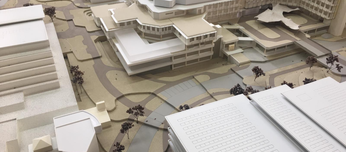 Bauskizze des Universitätsklinikums