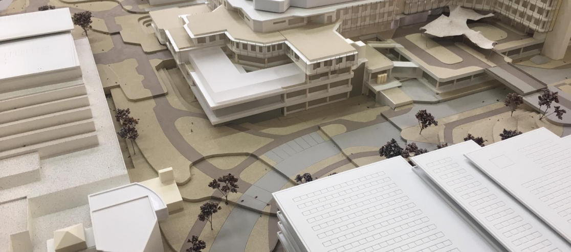 Bauskizze des Universitätsklinikums