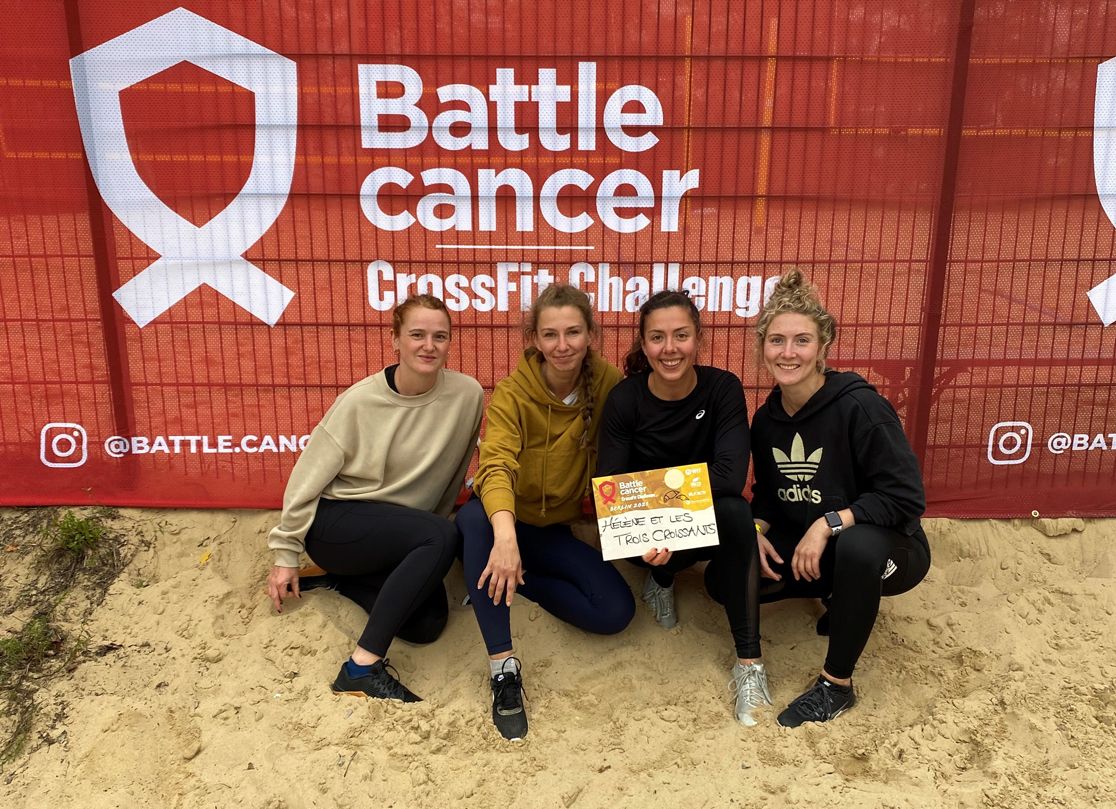 Das Battle Cancer Team (v.l.n.r.): Fentje, Sabine, Helene & Samira
