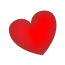 Emoji rotes Herz