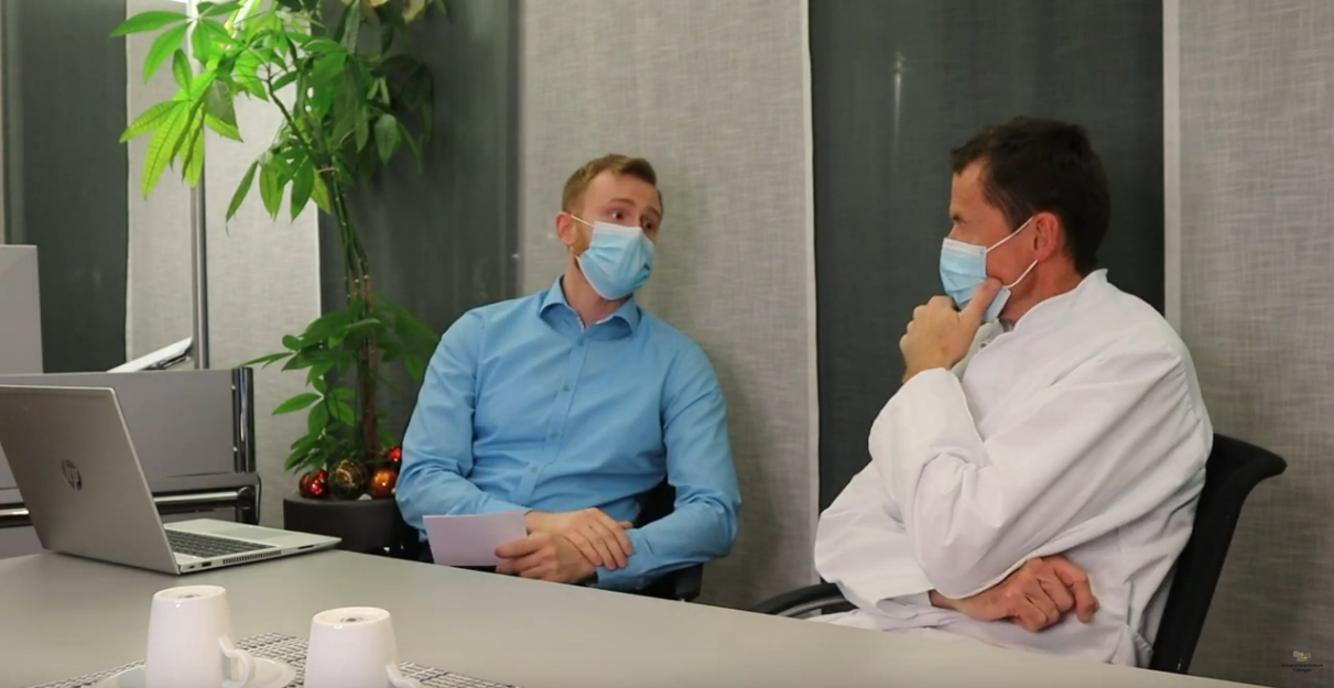 Prof. Stenzl im Live-Talk