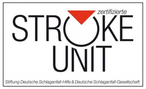 Logo zertifizierte Stroke Unit der Deutschen Schlaganfallgesellschaft