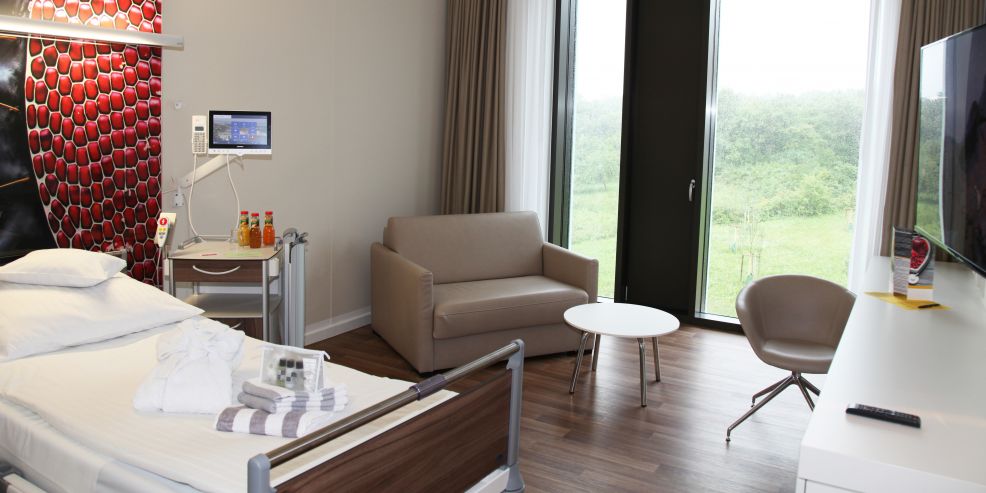 Komfortzimmer in der Augenklinik
