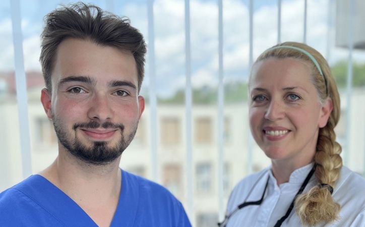 Ripperger (rechts) und Schmunk (links) im Portrait