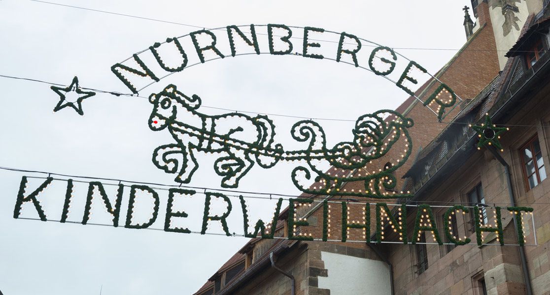 Dekoschild "Nürnberger Weihnachtsmarkt"