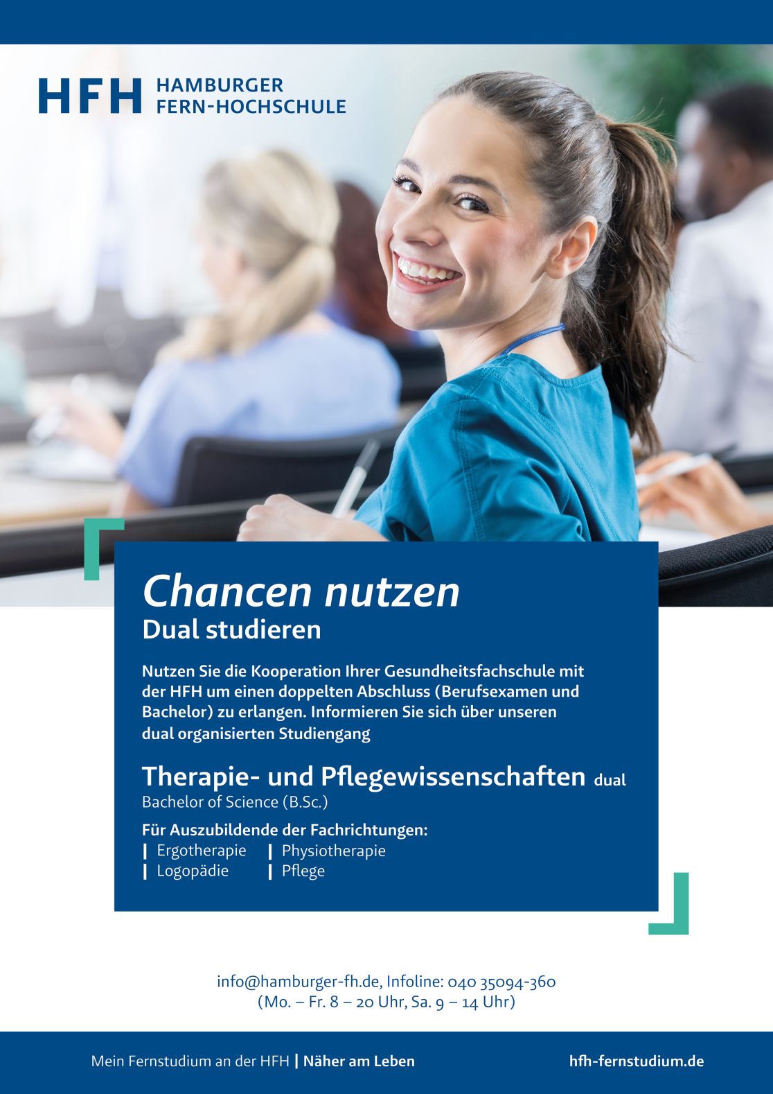 Plakat der HSH zum Dualen Studium